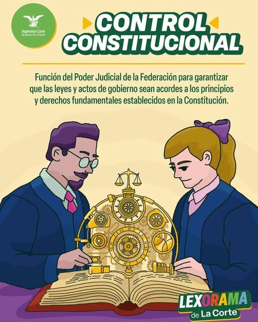 El control constitucional busca defender el orden establecido en nuestra Constitución.  Conoce más en este #Lexorama.
