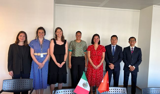 Fortalecen México y Suiza cooperación en derechos humanos durante el Diálogo Bilateral 2025