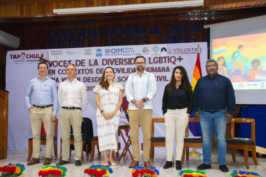 Celebran en Tapachula Foro Voces de la diversidad LGBTIQ+ en contextos de movilidad humana: una visión desde la sociedad civil