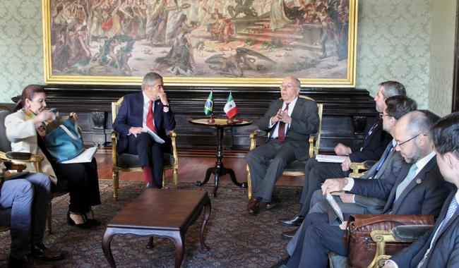 Canciller De la Fuente inicia reuniones bilaterales en el marco de la Cumbre de los BRICS