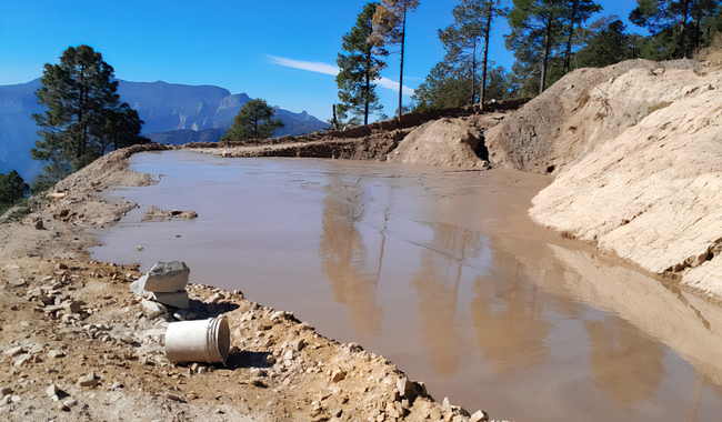 Profepa clausura un proyecto minero y actividades en un depósito irregular de jales en Durango
