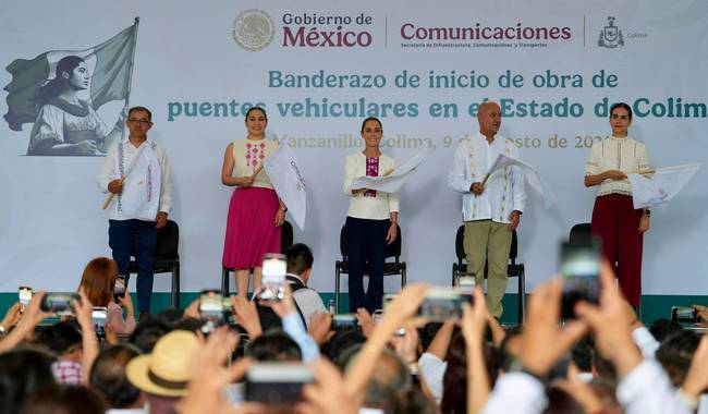 Puentes vehiculares en Colima representan una inversión de 2 mil mdp y 12 mil empleos: SICT