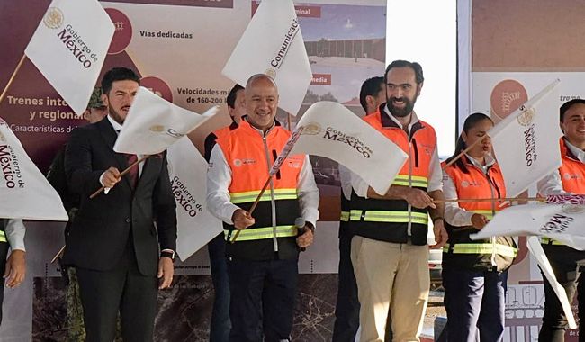 SICT da banderazo de inicio de obra al Tren del Norte, tramo Saltillo-Nuevo Laredo