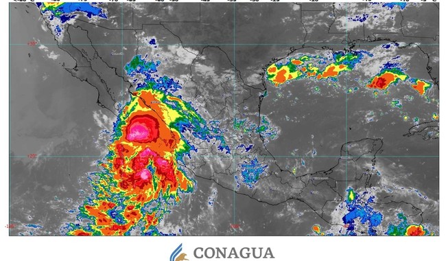 Se formó la tormenta tropical Lorena, en el océano Pacífico nororiental