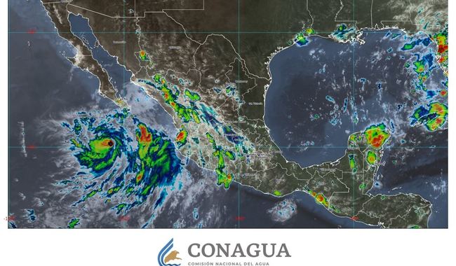 Ivo mantendrá lluvias fuertes en el sur de Baja California Sur mientras se aleja gradualmente de las costas de México