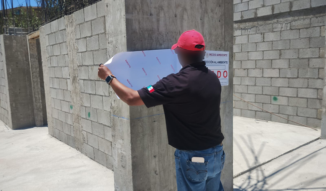 Profepa clausura obra en el ecosistema costero Todos Santos en BCS