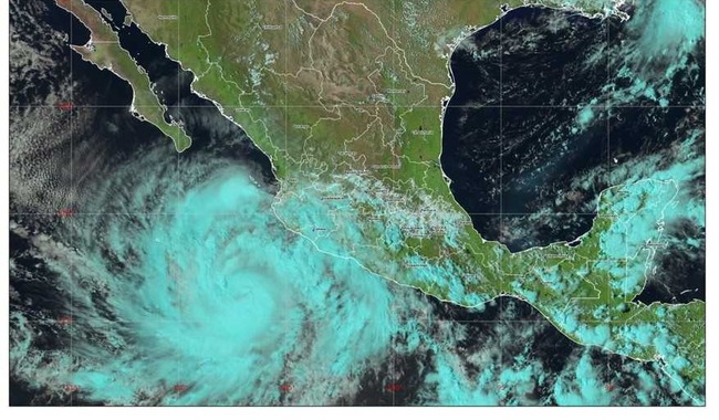 Priscilla ahora es huracán categoría 1 en la escala Saffir-Simpson