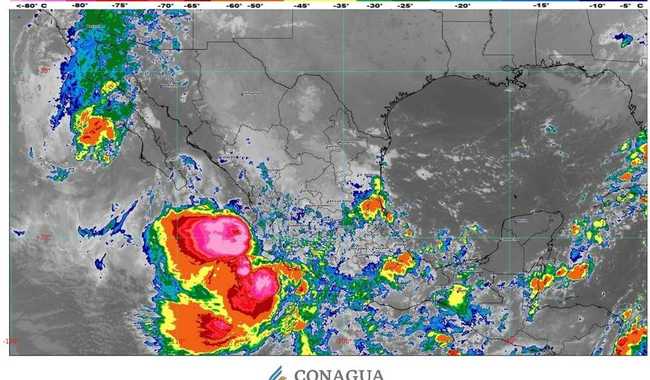 Raymond ocasionará lluvias de muy fuertes a intensas en el occidente y sur de México