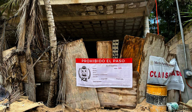 Logran Profepa y Fiscalía de Quintana Roo resolución judicial para asegurar el inmueble Adamar, en Tulum