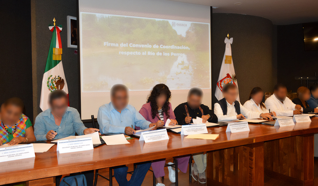 Acuerdan restaurar y proteger el Río Los Perros en Oaxaca