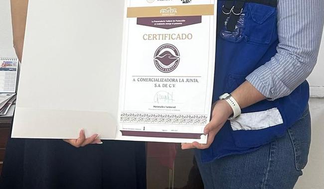 Entrega Profepa Certificado de Calidad Ambiental a empresa en Colima
