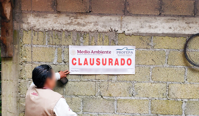 Clausura Profepa obras y actividades en ANP de Tepoztlán