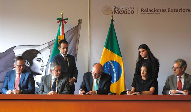 México y Brasil refrendan su relación estratégica mediante acuerdos de cooperación bilateral