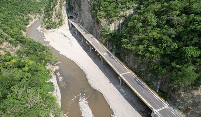Concluye SICT construcción de la carretera San Ignacio – Tayoltita, que fomenta la actividad económica entre Durango y Sinaloa