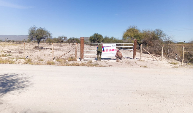 Clausura Profepa dos predios por cambio ilegal de uso de suelo en Tula, Tamaulipas
