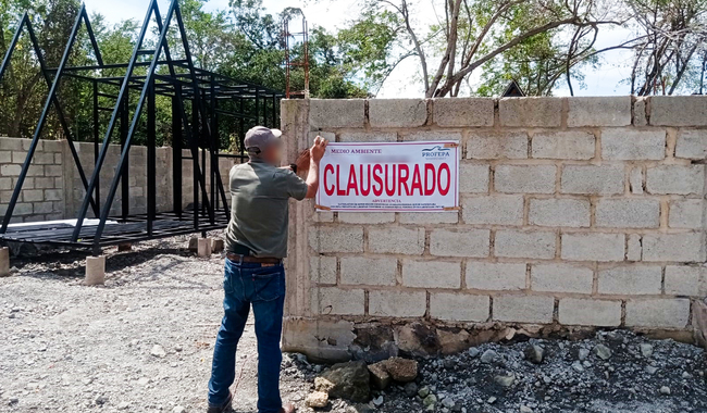 Profepa clausura dos obras sin autorización en ecosistema costero de San Blas, Nayarit