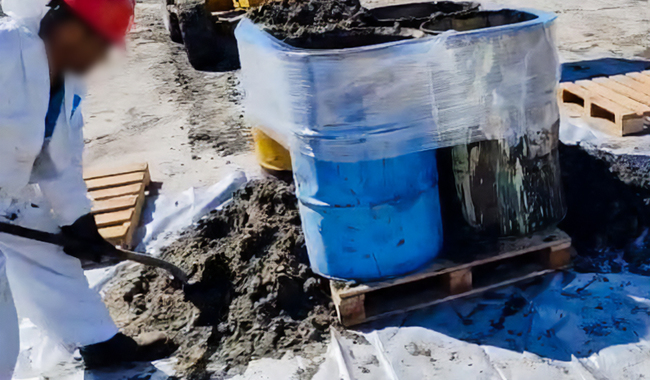 Profepa atiende derrame de aceite usado en Puerto San Carlos, Comondú, y supervisa su retiro adecuado