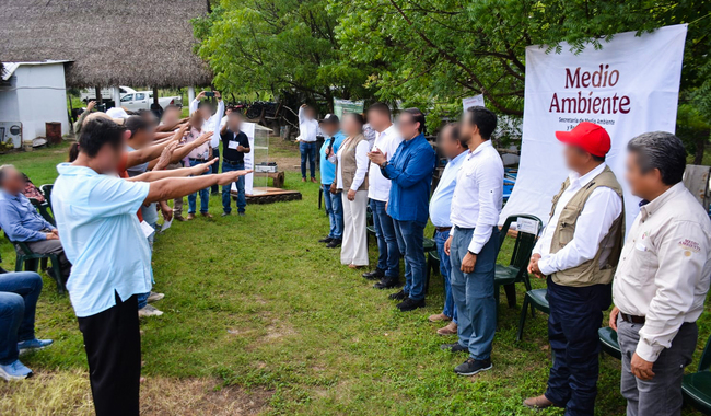 Profepa toma protesta y acredita al Comité “Cinco Lagunas” en Comalcalco, Tabasco
