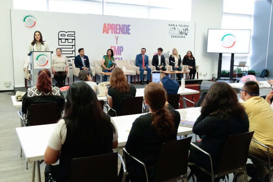 Inauguran en el Senado de la República taller para impulsar los emprendimientos de las personas